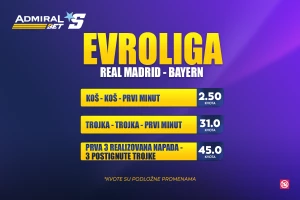 AdmiralBet specijal - Plej-in Evrolige sa kvotama 31 i 45? Tu je!